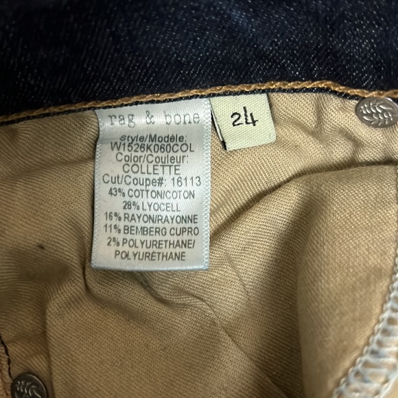 Rag and bone womens jeans size 24 - Picture 5 of 6